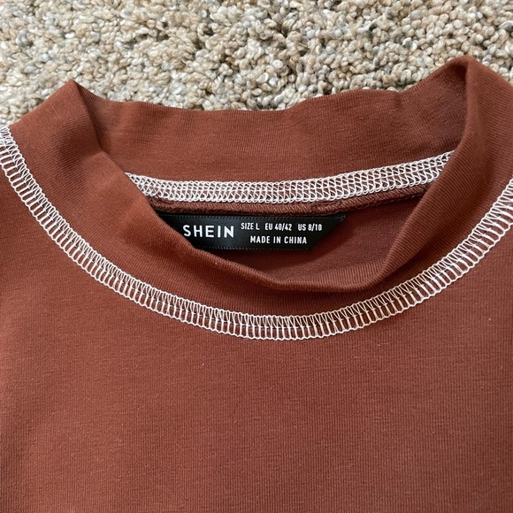 Brown Crop Top - Picture 3 of 3